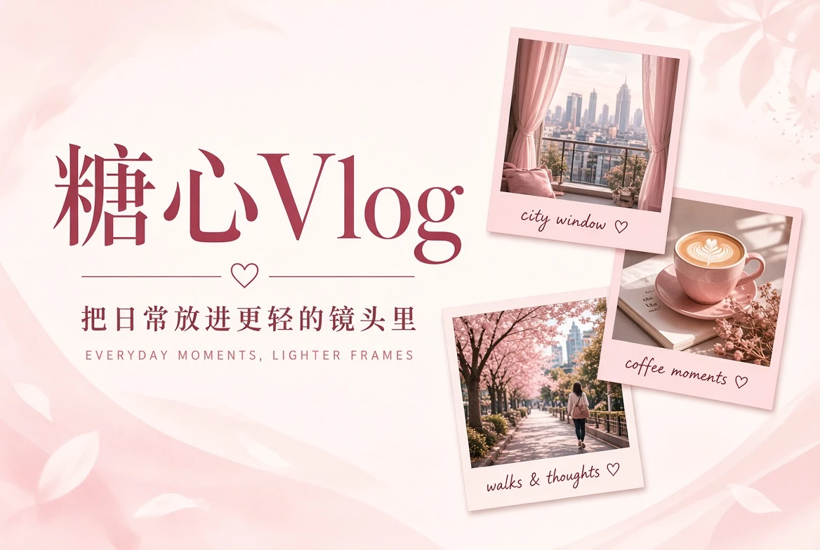 糖心Vlog 日常短片主题封面